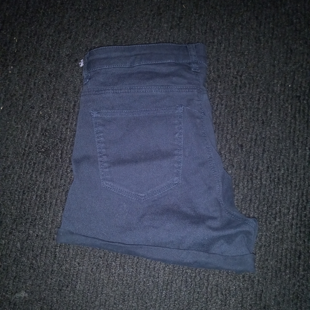 H&M Dark Blue Jean Shorts
